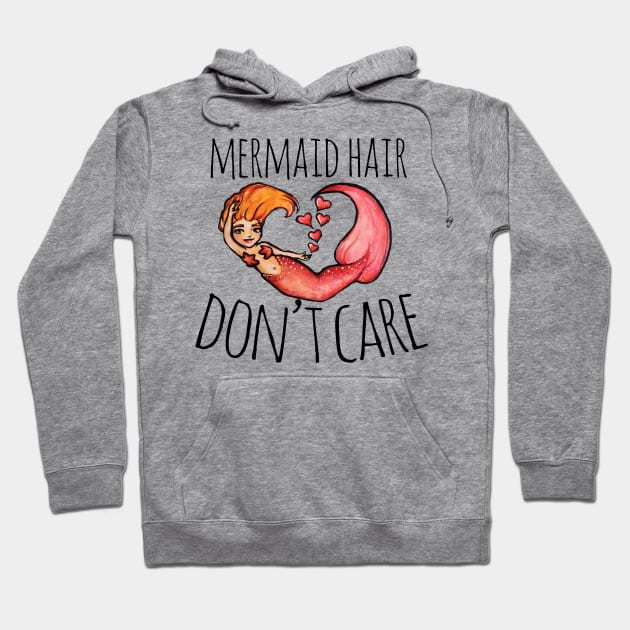 Mermaid hair don't care Hoodie by bubbsnugg